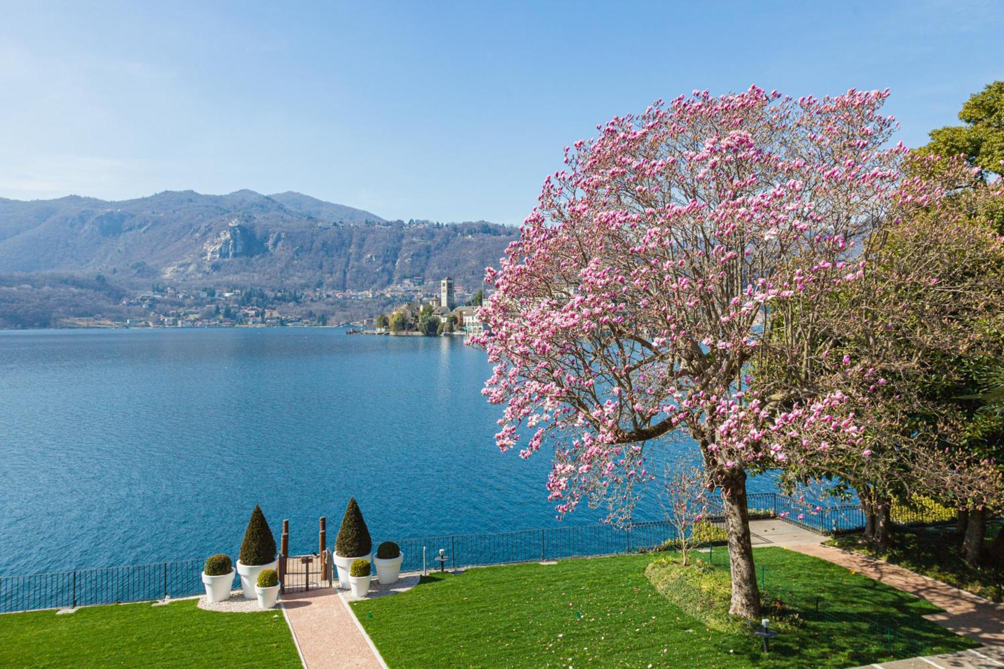 Ferienwohnung Bifora65 Flats And Garden - Lakeview Orta San Giulio Exterior foto